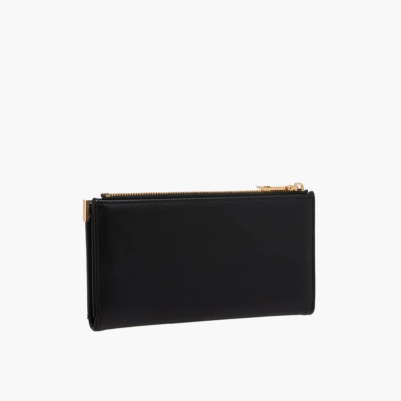 ساشا Bi-Fold Wallet in Black for Women